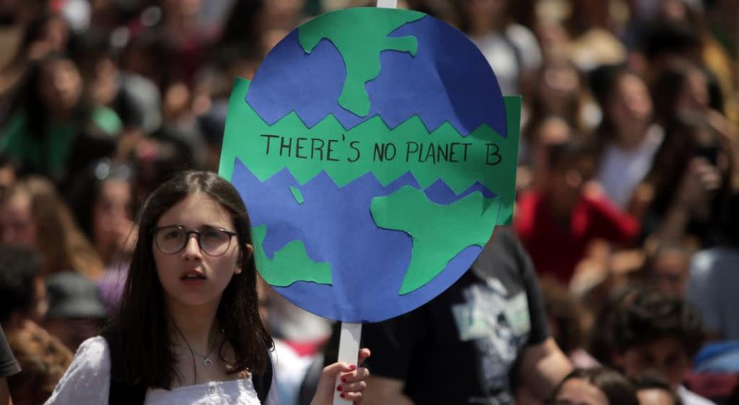 “Youth protesting during Climate Strikes 2025”