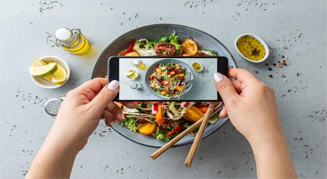 "Colorful swicy dishes combining sweet and spicy flavors with plant-based food innovations"