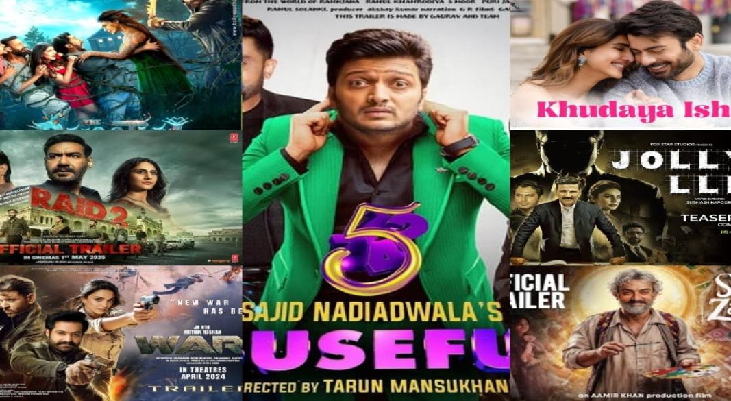 Bollywood 2025 Trending Movies Poster with Ratings and Review