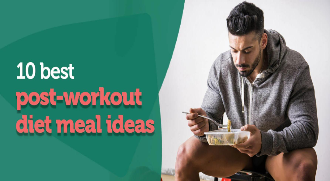 Healthy post-workout meals with protein, carbs, and fresh vegetables for fitness recovery