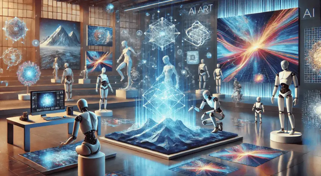 AI-generated digital artwork representing creativity and innovation