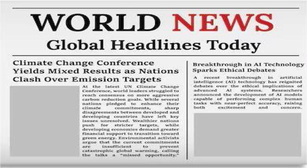 World News Breaking Headlines