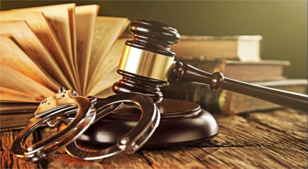 Scales of justice representing human rights and law