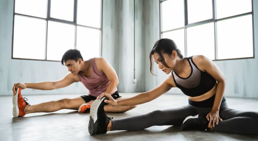 “Person practicing yoga and exercise for a healthy lifestyle”