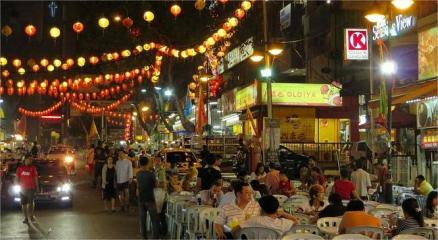 malaysia street food market