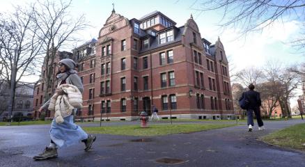 “Harvard University Campus in Cambridge, Massachusetts”