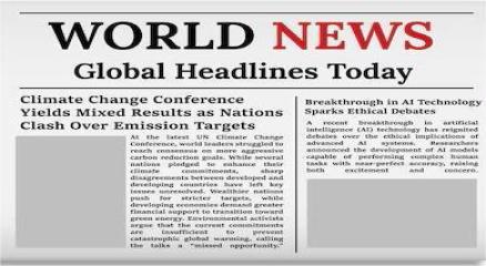 World News Breaking Headlines