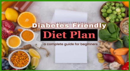 A colorful plate with whole grains, grilled chicken, vegetables, and salad—representing a balanced diabetes-friendly diet.