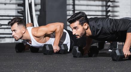 Athlete resting after workout to promote muscle growth